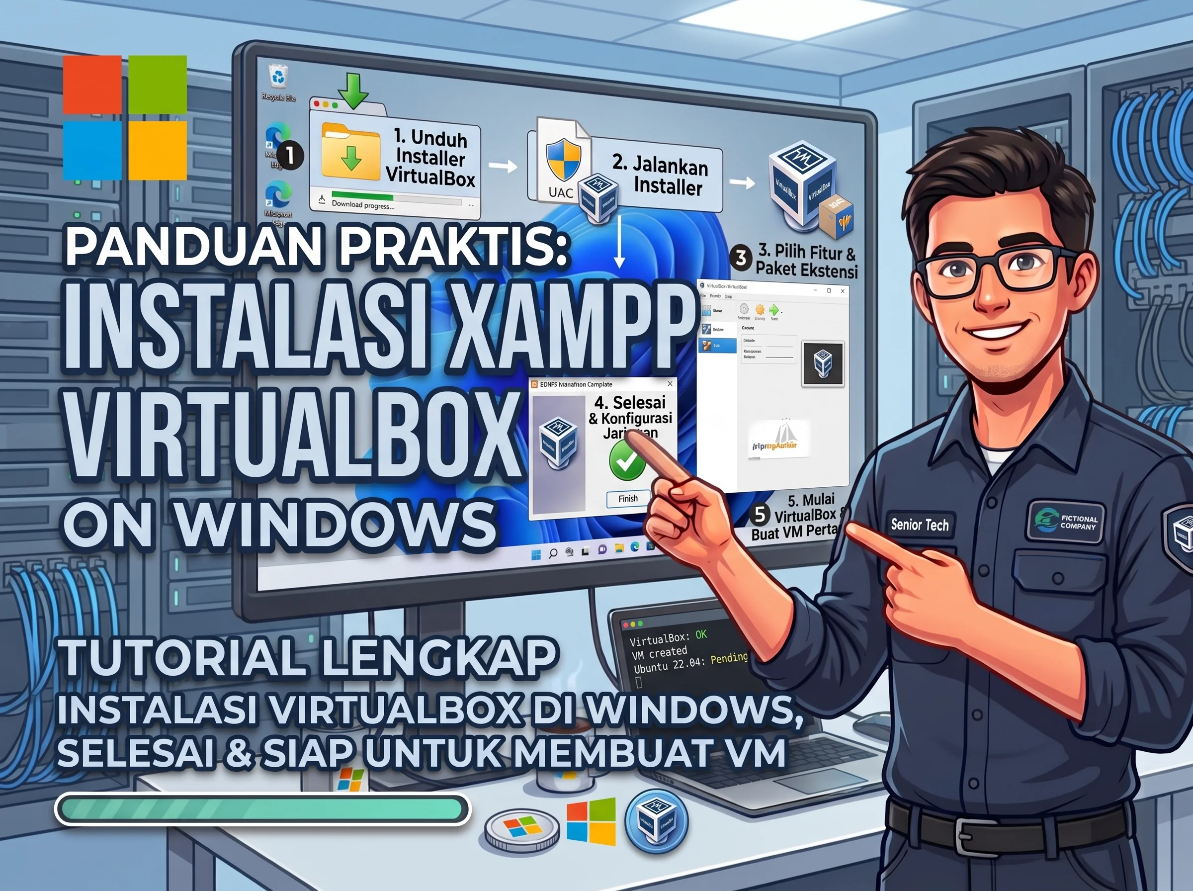 Cara Instalasi VirtualBox di Windows untuk Praktik Virtualisasi